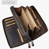 VEN-TOMY • women´s leather wallet with RFID protection
