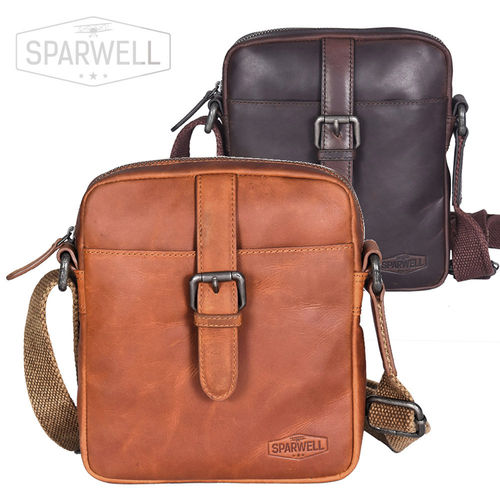 SPARWELL • Cross Body Bag aus Leder